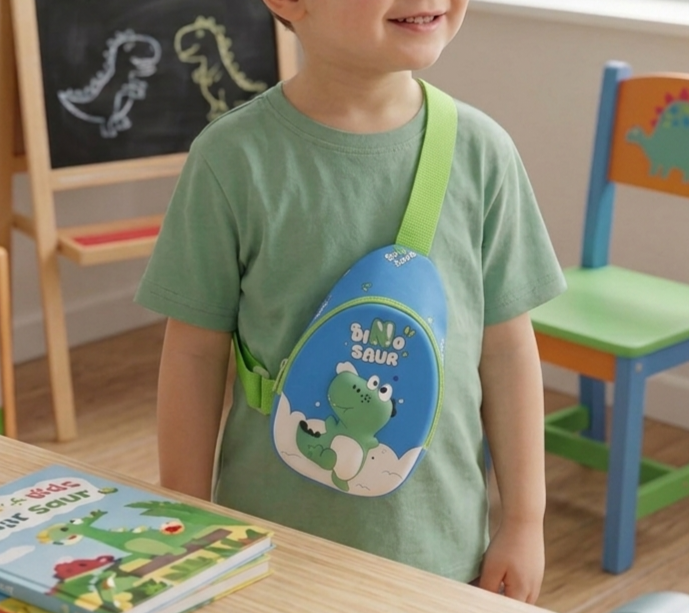 Little travel pack – 1 Chest sling bag and 1 glass tumbler/sipper - Image 3
