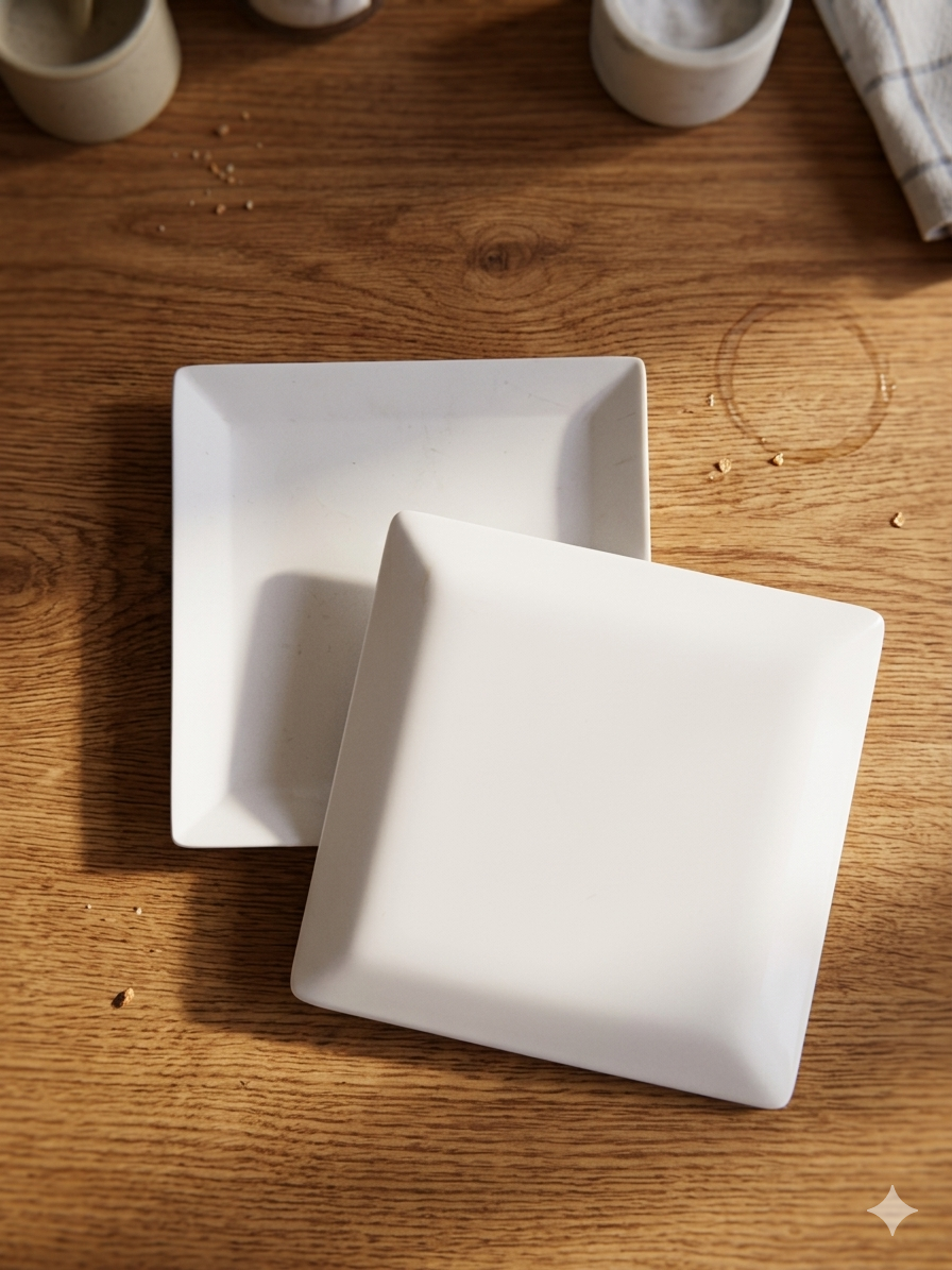 Coffee Mug Set – 1 White ceramic coffee mug, with 1 white plastic tray and 1 stainless steel spoon - Image 6