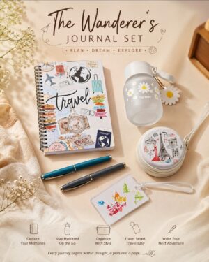 The Wanderer's Travel Journal Set