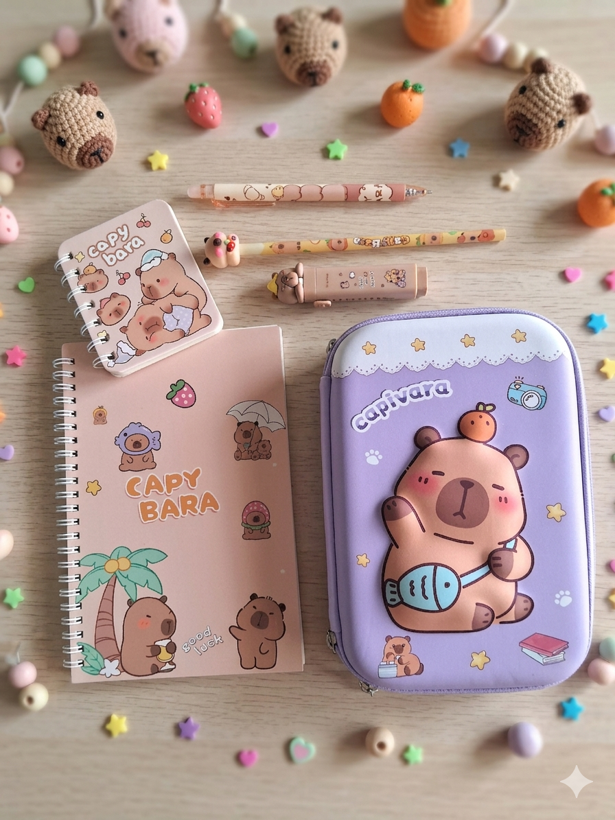 The Capybara Notebook set