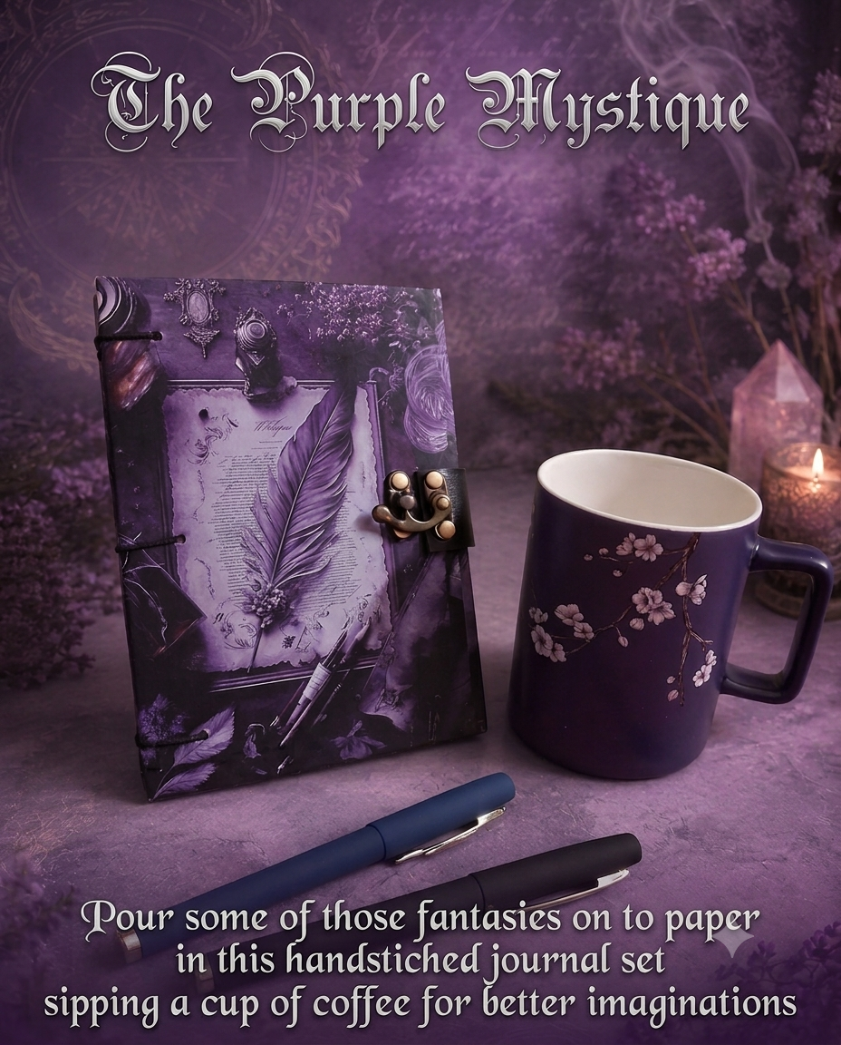 The Purple Mystic Journal set