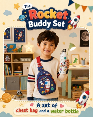 Children’s Chest Bag and Water Bottle Set
