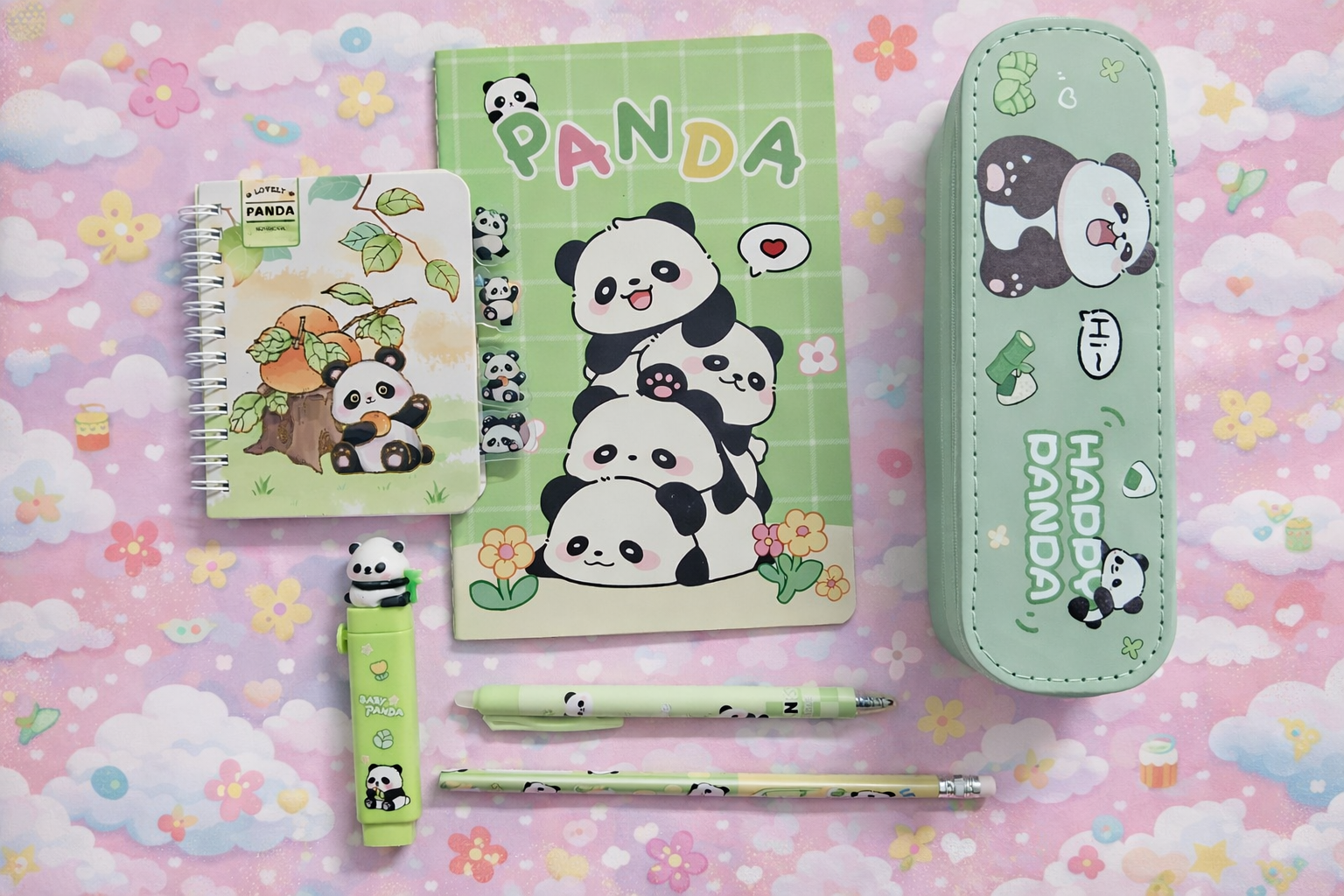 The green panda notebook set - Image 2