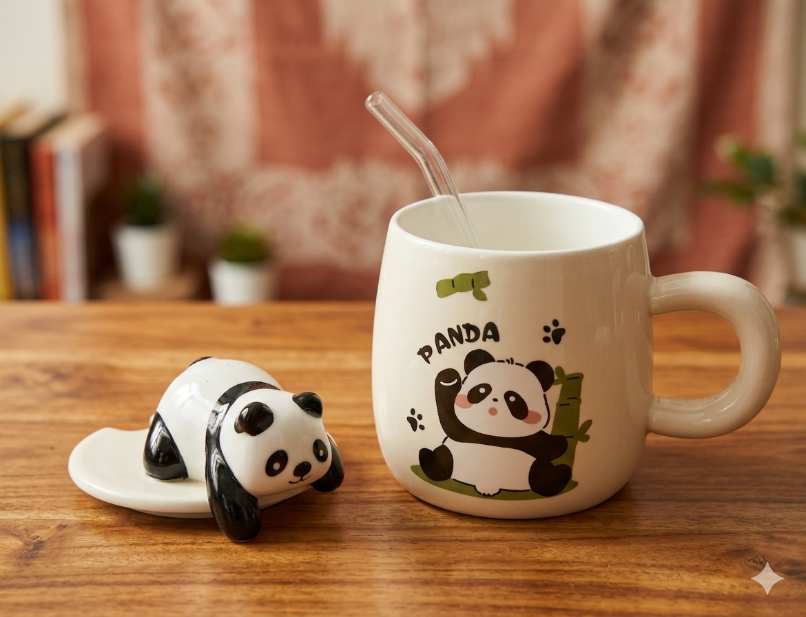 The Green Panda Mug set - Image 4