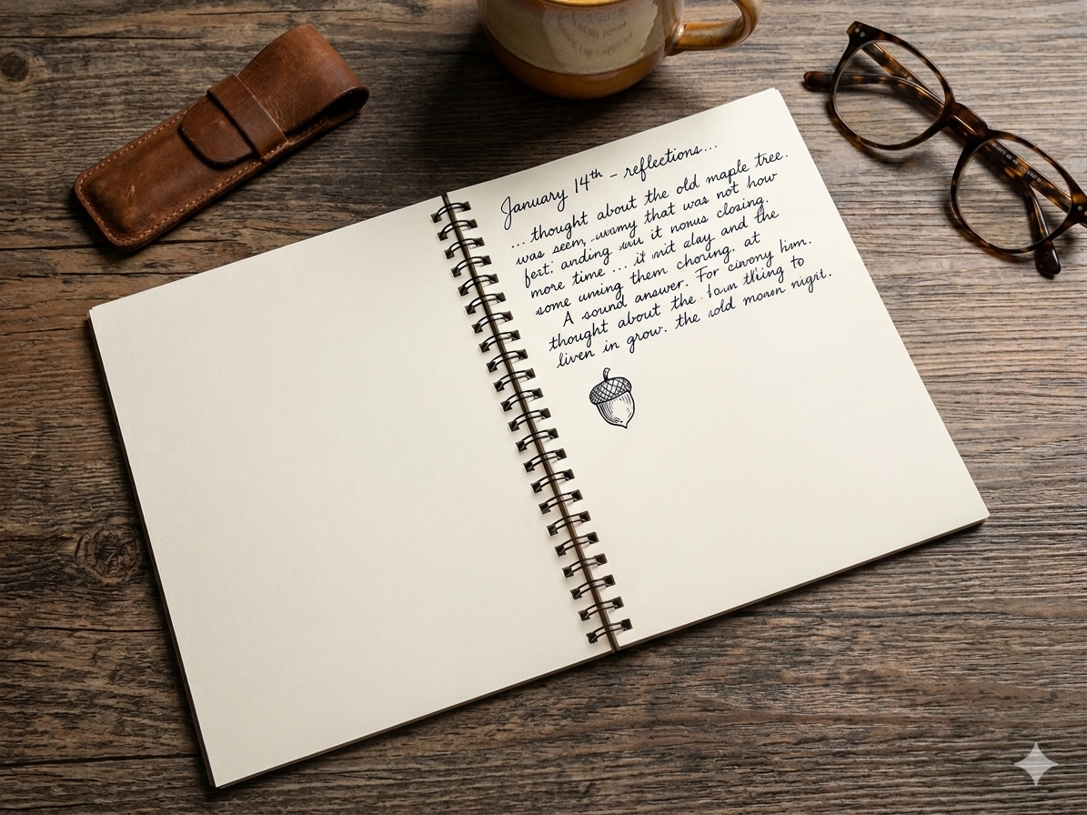 The Blue Floral Mug set - 1 spiral notebook, 1 Ceramic Mug, 1 Blue and 1 Black pen - Image 4