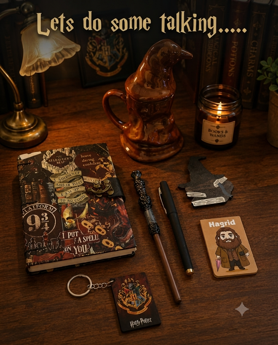 Harry Potter Theme Journal and coffee mug set