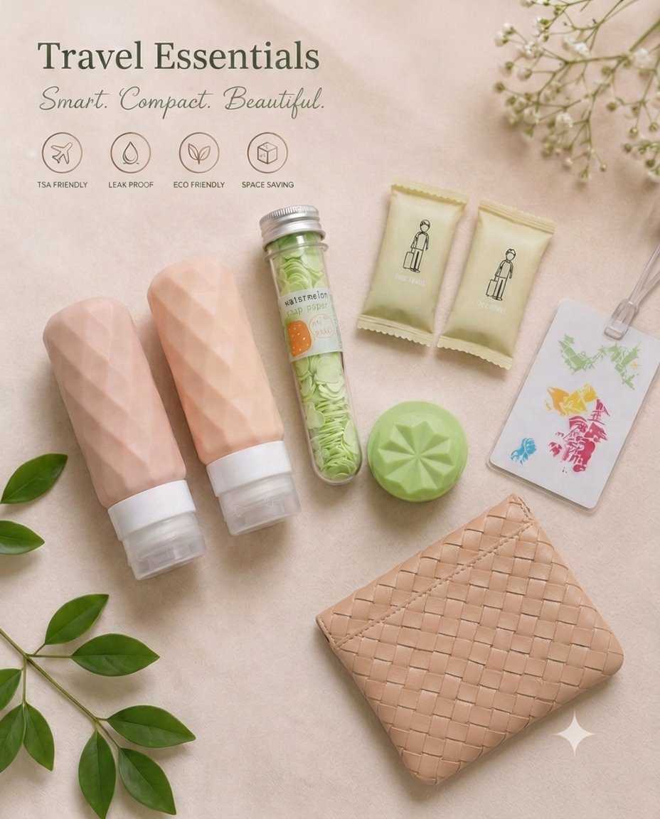 Travel toiletry set