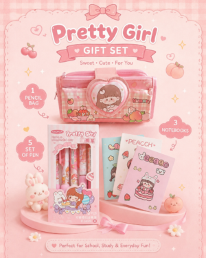 Notebook and pencil bag set