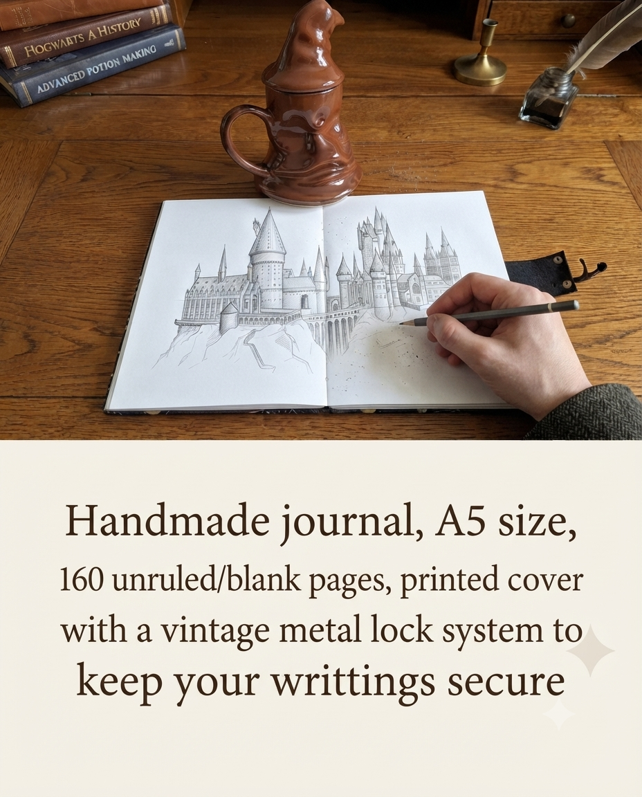 Harry Potter Theme Journal and coffee mug set - Image 6