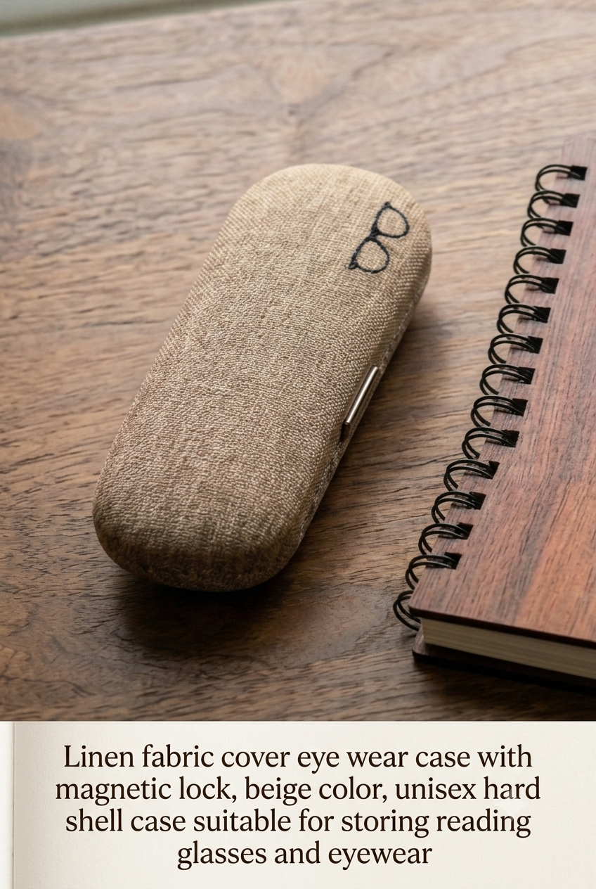 Wooden notebook and reading glass case set - Image 6