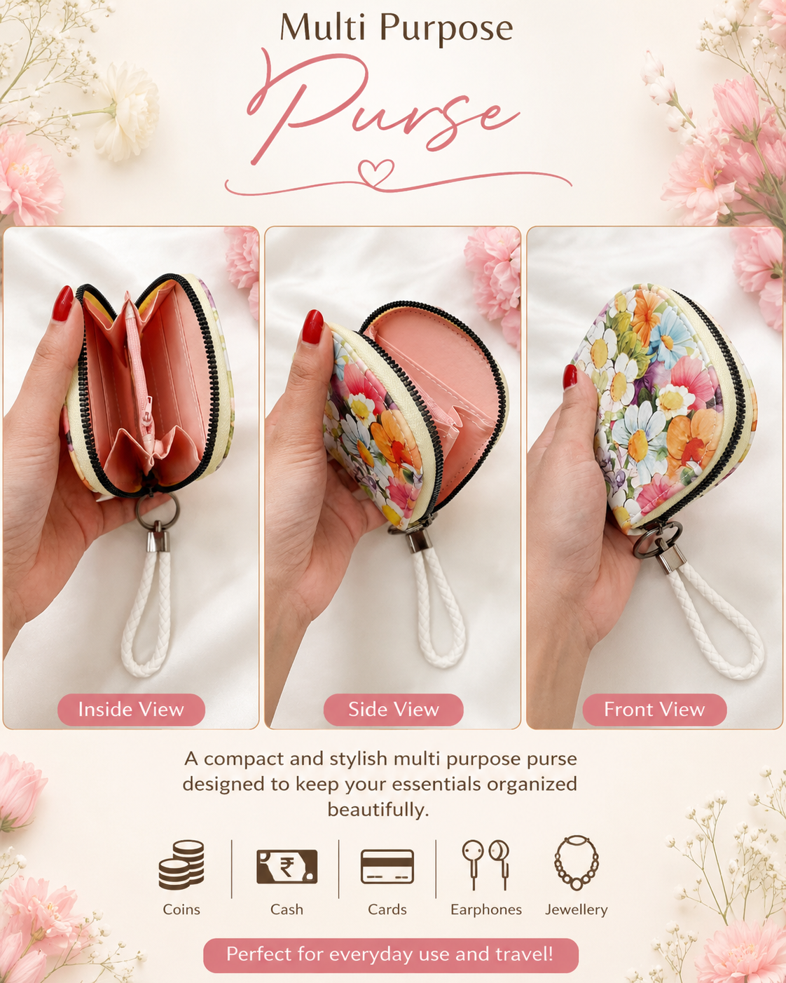 Floral mini wallet set - Image 4