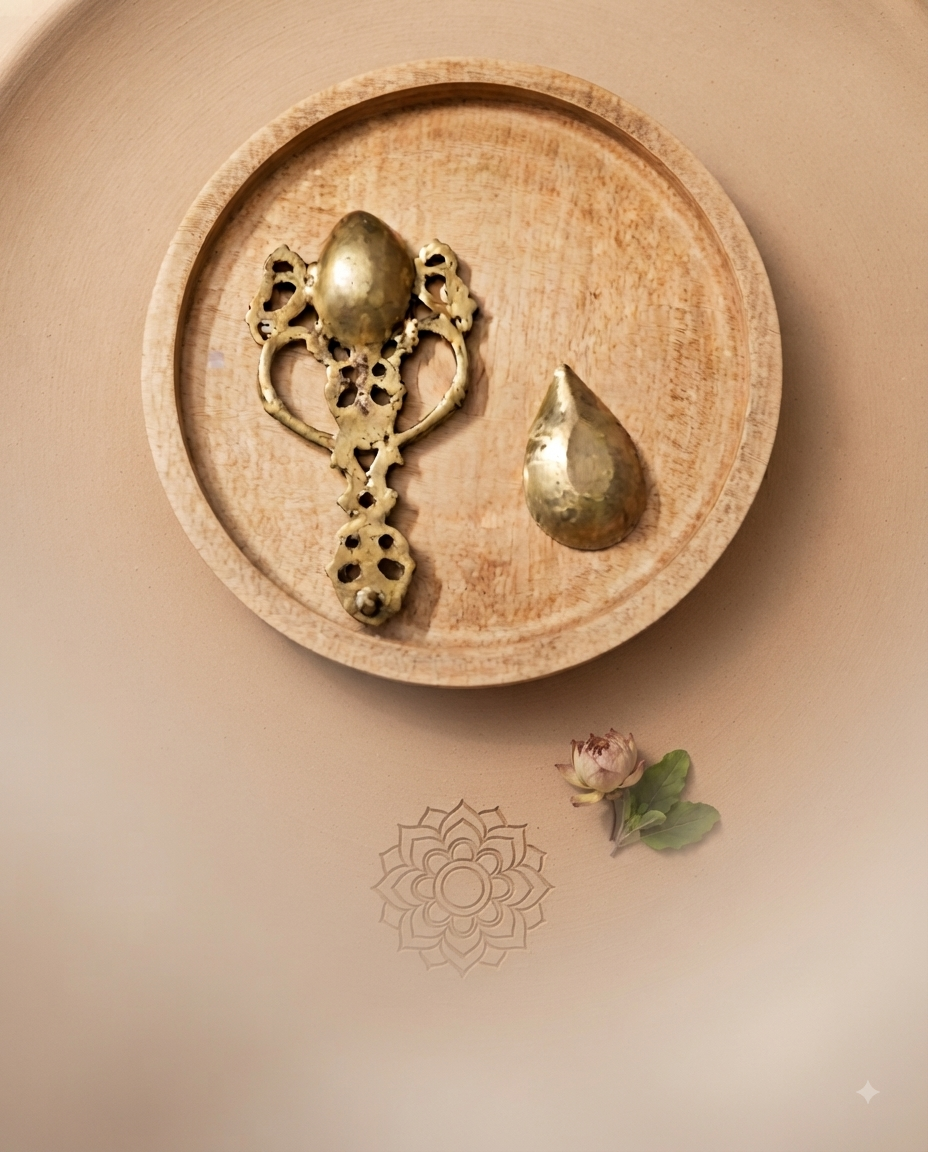 Brass diya set - Image 5