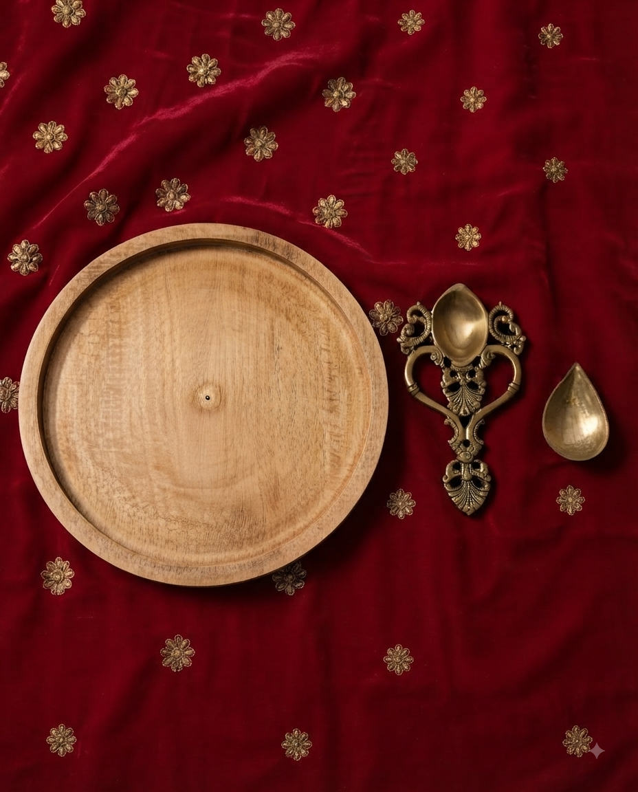 Brass diya set - Image 6