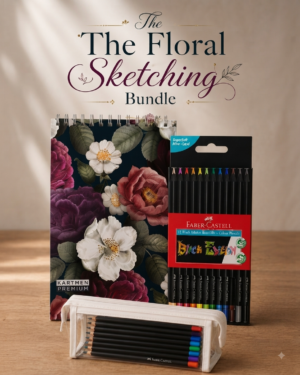 Floral sketch book set