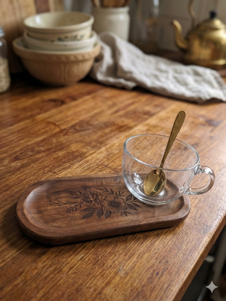 Coffee mug and tray set - Image 2