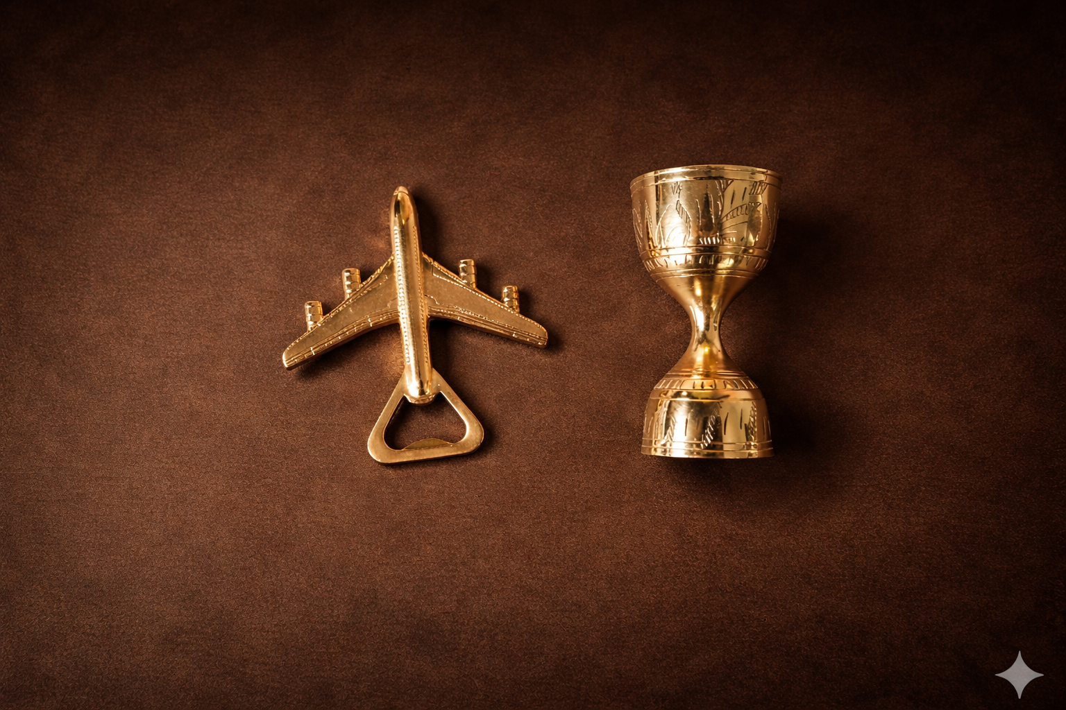 Metal peg measurer and bottle opener set - Image 2