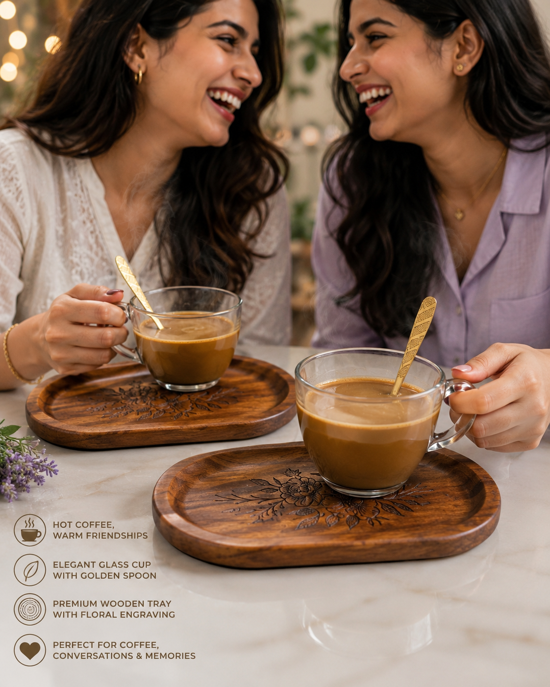 Coffee mug and tray set - Image 8