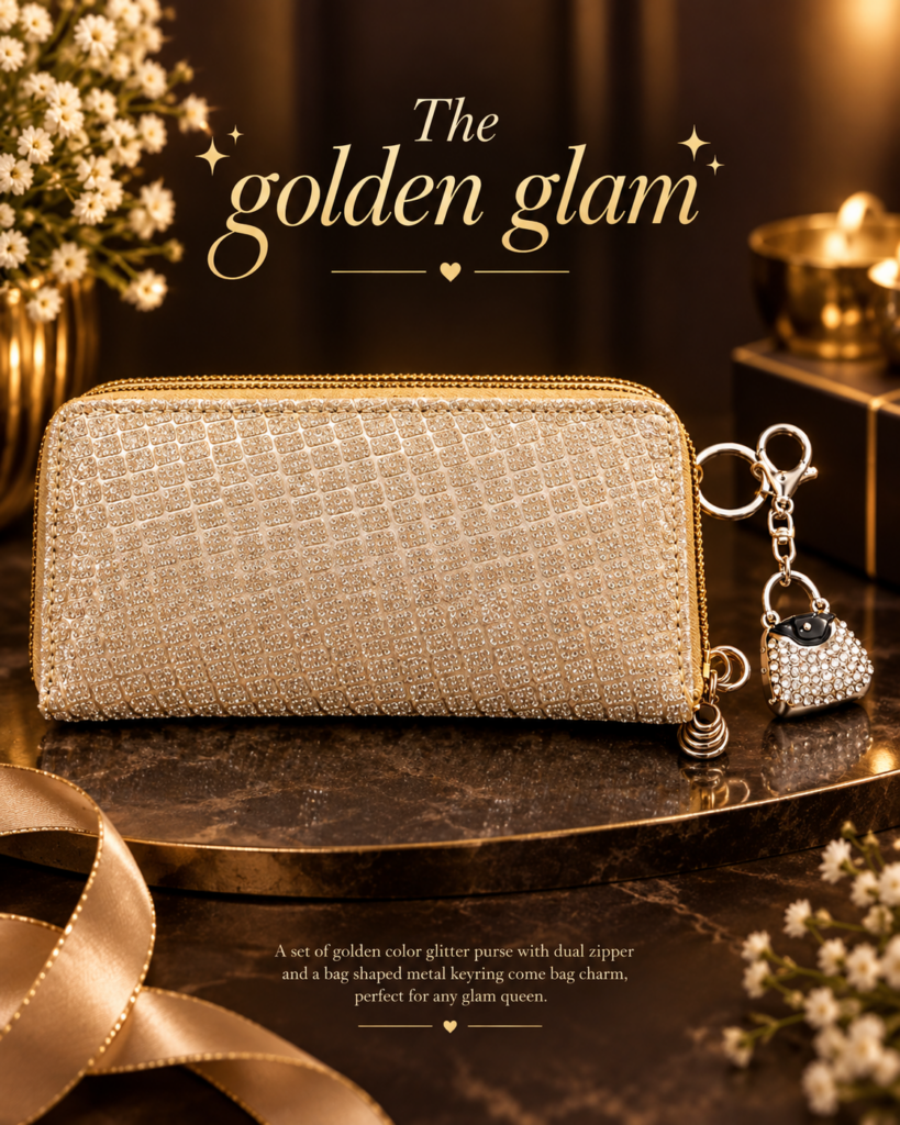 Golden purse set